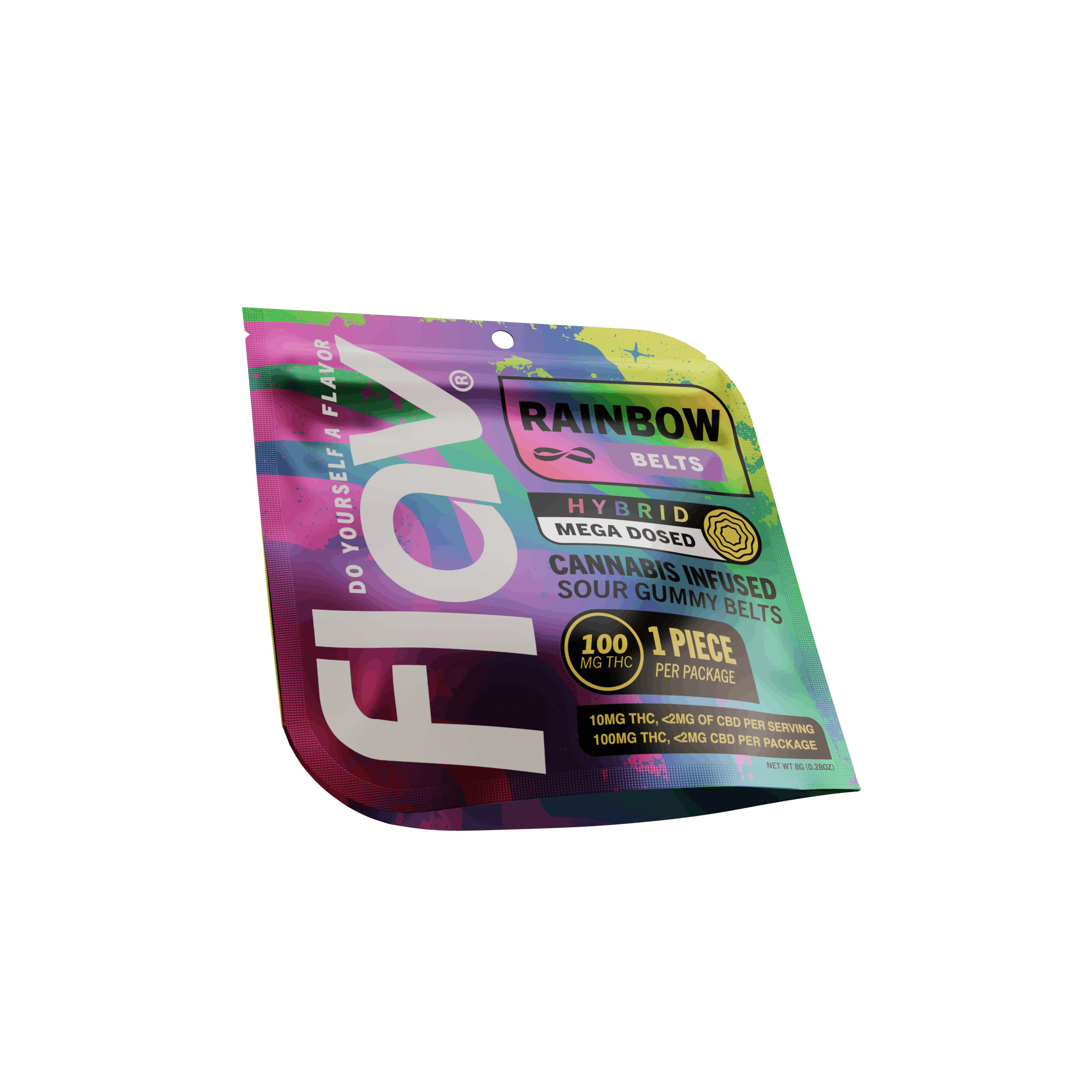 Rainbow Mega Belt - Live Resin  - 100mg - Hybrid-2