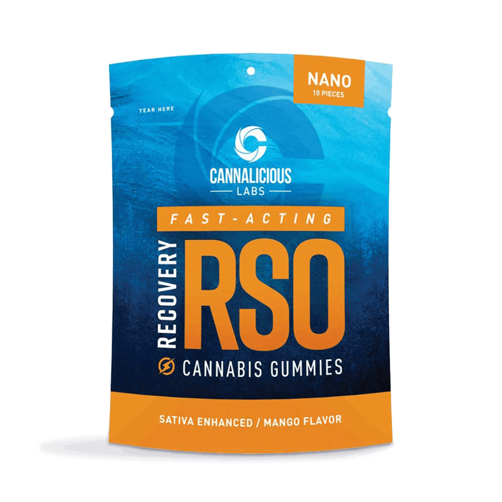 Recovery Mango RSO Gummies 10-pack
