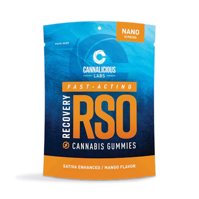 Recovery Mango RSO Gummies 10-pack