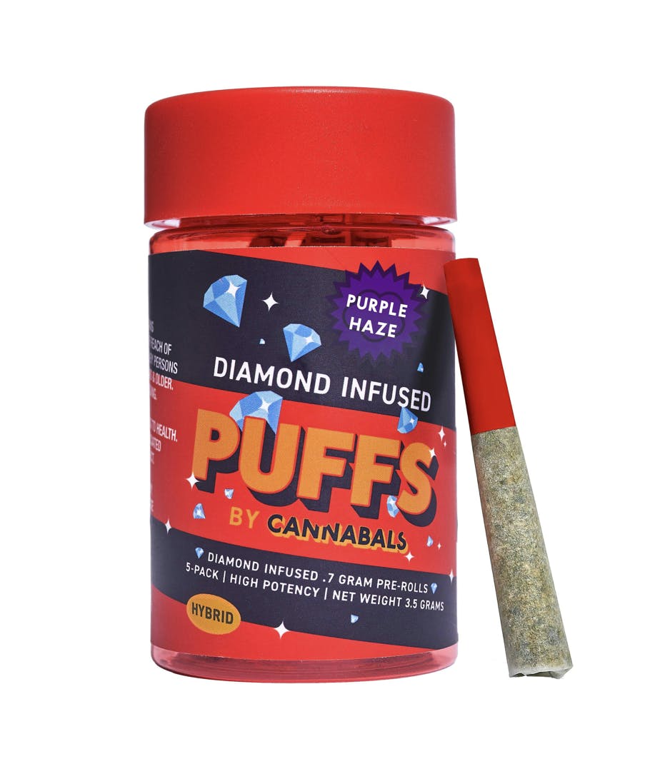 Cannabals | Purple Haze | Diamond Infused | 3.5g | 7 Pack
