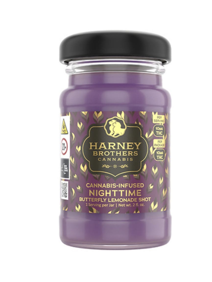 Beverages | Harney Brothers | Nighttime Butterfly Lemonade Shot | 2oz | 10mg
