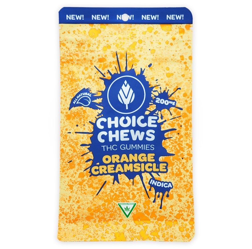 Choice - Orange Creamsicle 200mg Gummies
