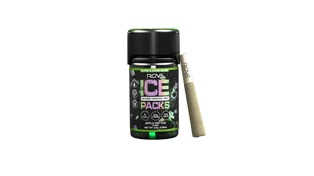 Product Apple Fritter - Infused Ice Packs (Rosin, Hash, and Diamonds) 5x 0.5g