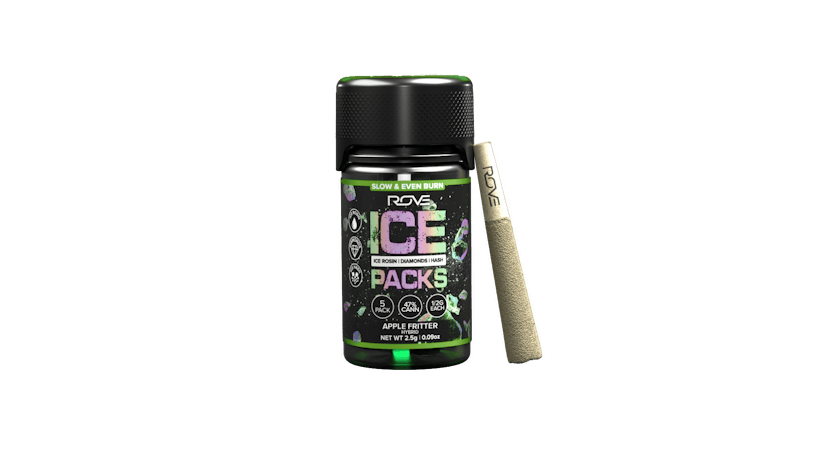 Apple Fritter - Infused Ice Packs (Rosin, Hash, and Diamonds) 5x 0.5g
