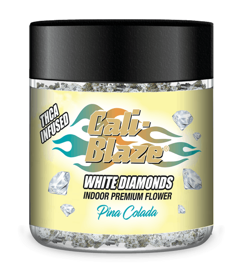 Cali-Blaze | White Diamond Frosted Flower - 3.5g - Pina Colada