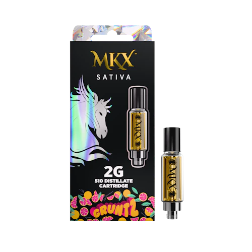 MKX 2 Gram 510 Thread Carts - Gruntz 2g 510 Thread - Sativa