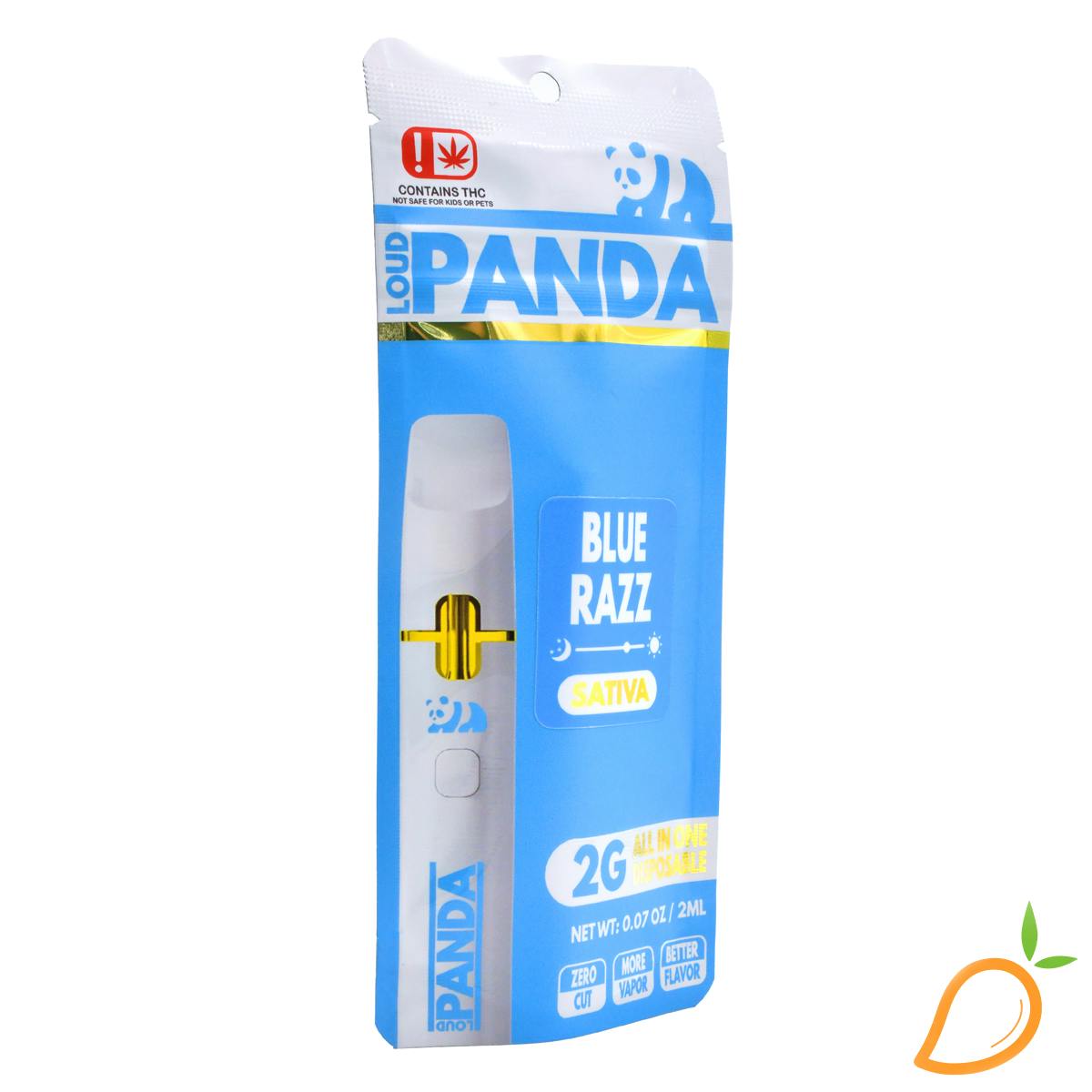 2g Blue Razz Disposable Vape Loud Panda | Mango Cannabis May Ave