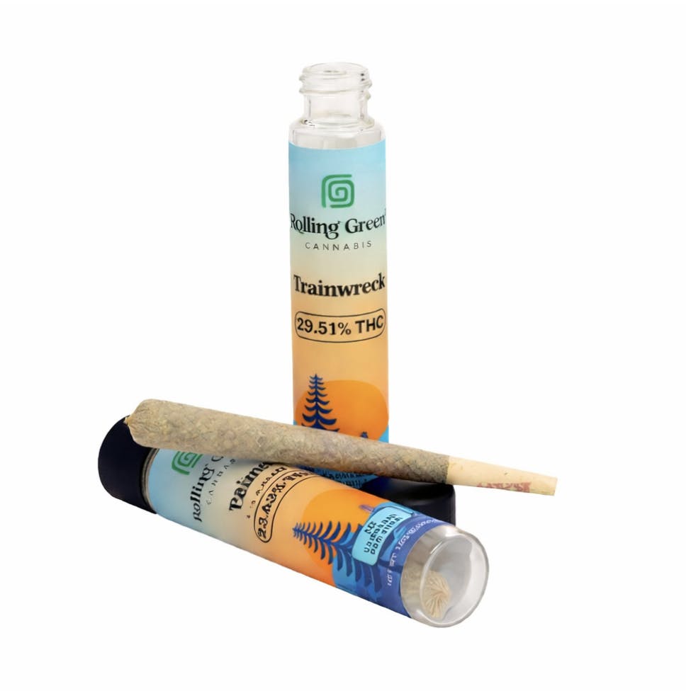 Product Preroll | Trainwreck (S/H) Rolling Green
