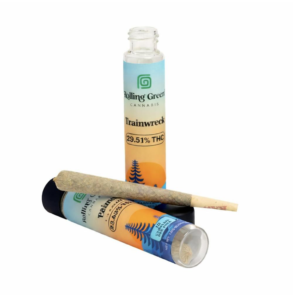 Product Preroll | Trainwreck (S/H) Rolling Green