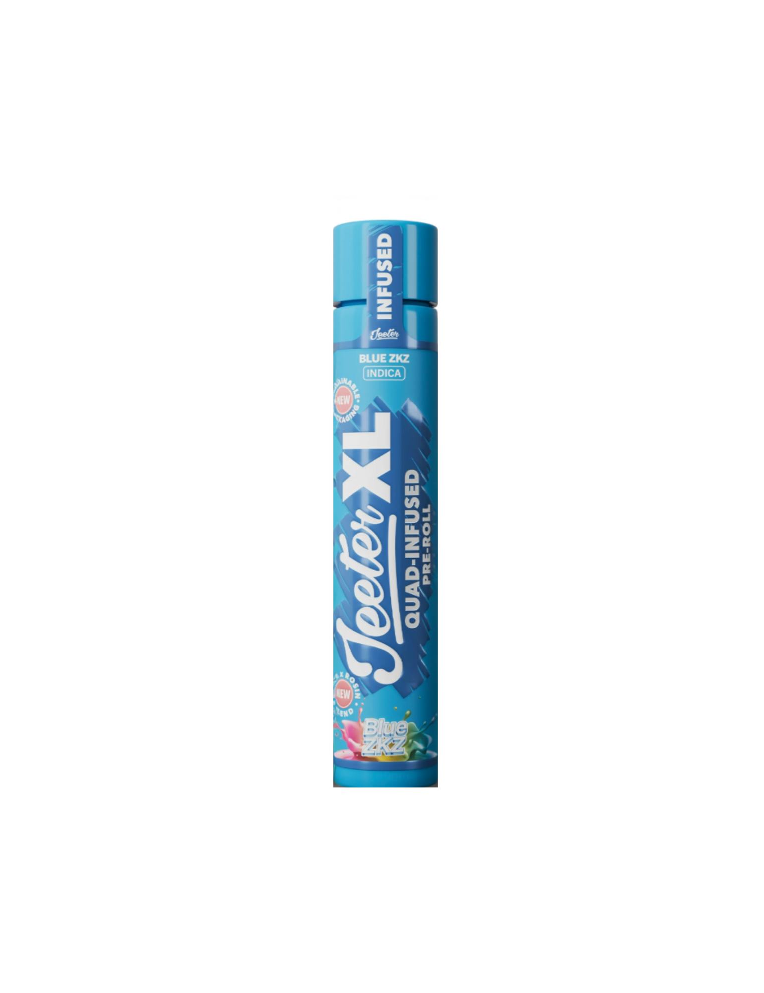 Product: Jeeter | Blue ZKZ | Infused XL Pre-roll | 2g | Indica