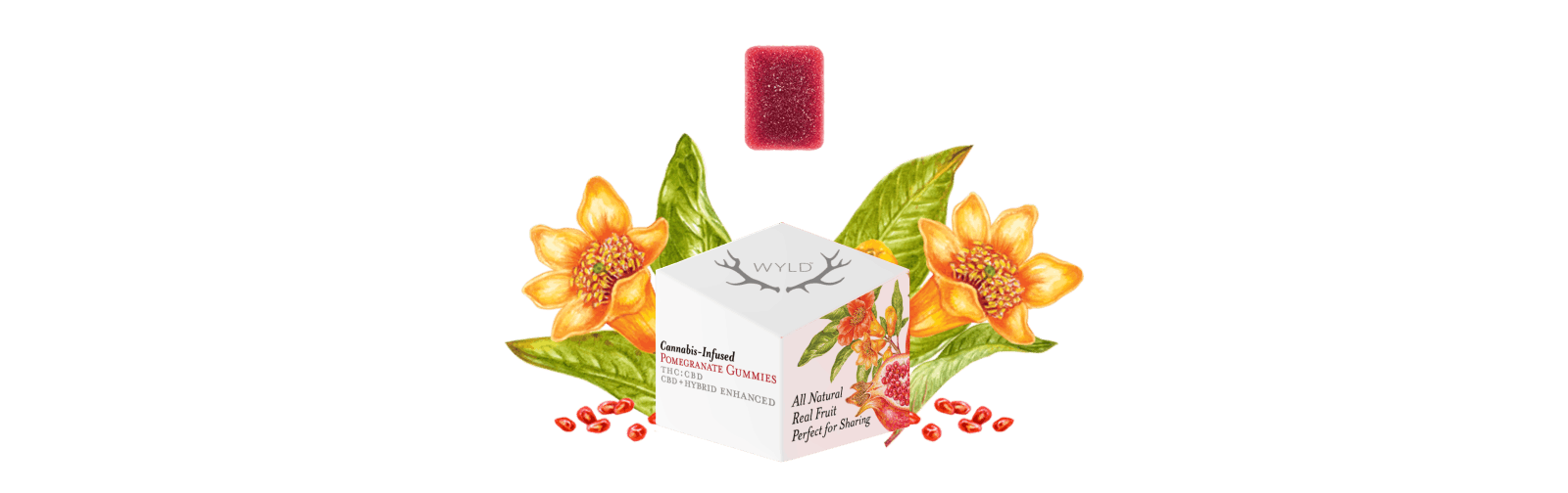 Wyld | THC:CBD Pomegranate Hybrid Gummies