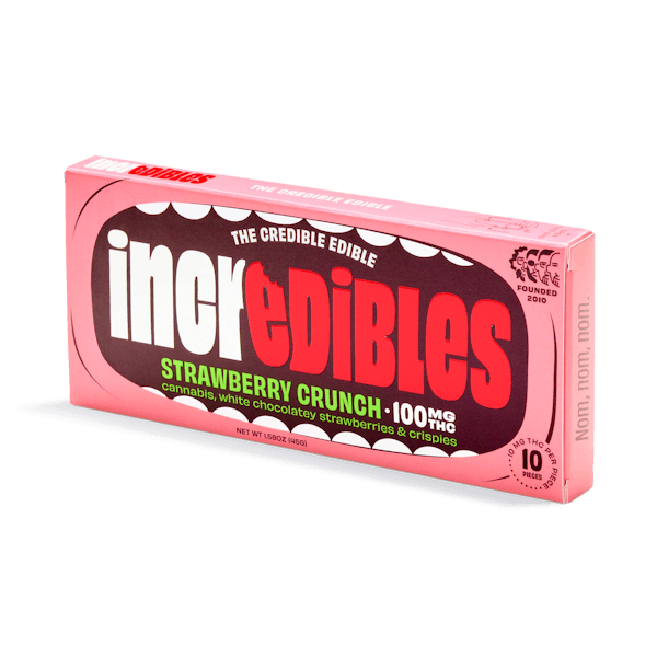 Strawberry Crunch (H) - 100mg - Incredibles Chocolate