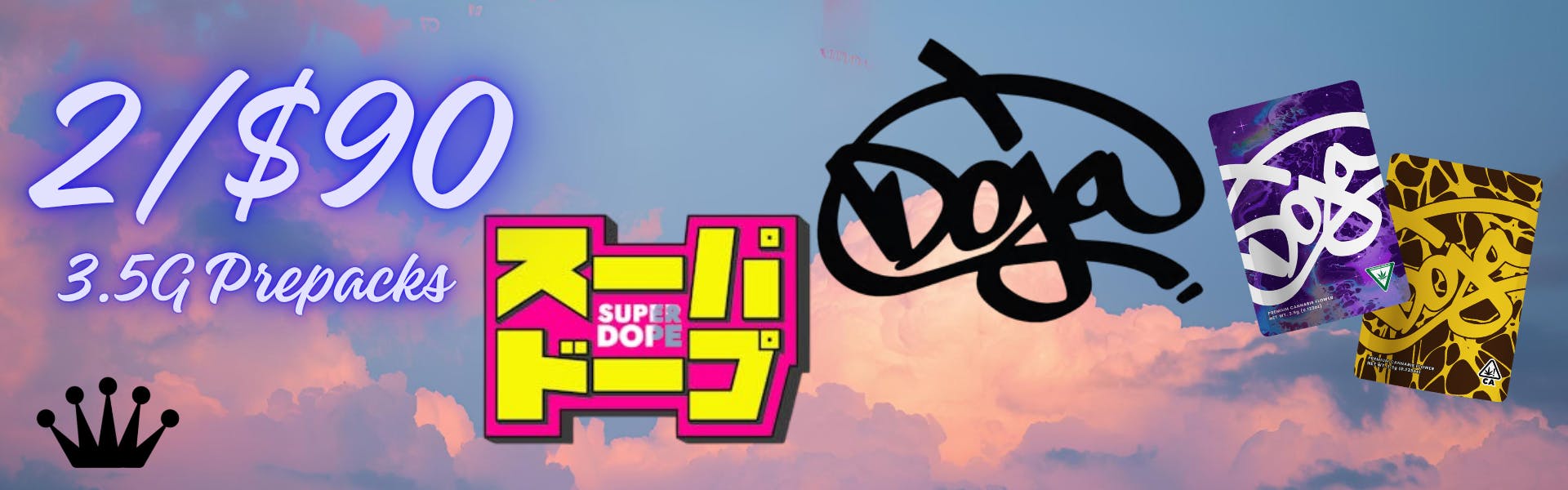 Doja Super Dope - 3.5g Prepack - 2/$90