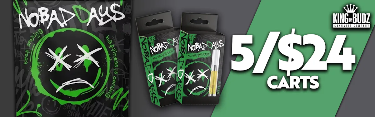 No Bad Days 1g Carts 5/$24