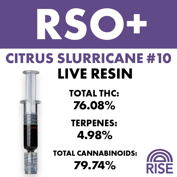 RISE Rise RSO Dart | Citrus Slurricane #10 - Puff Cannabis