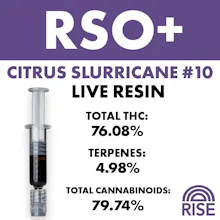 RISE - 1g RSO + Live Resin - Citrus Slurricane #10