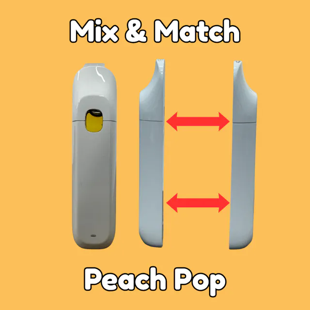 Shnicks Shnacks Flavor Chaser Disposable Peach Pop 1g (hybrid, disposables)