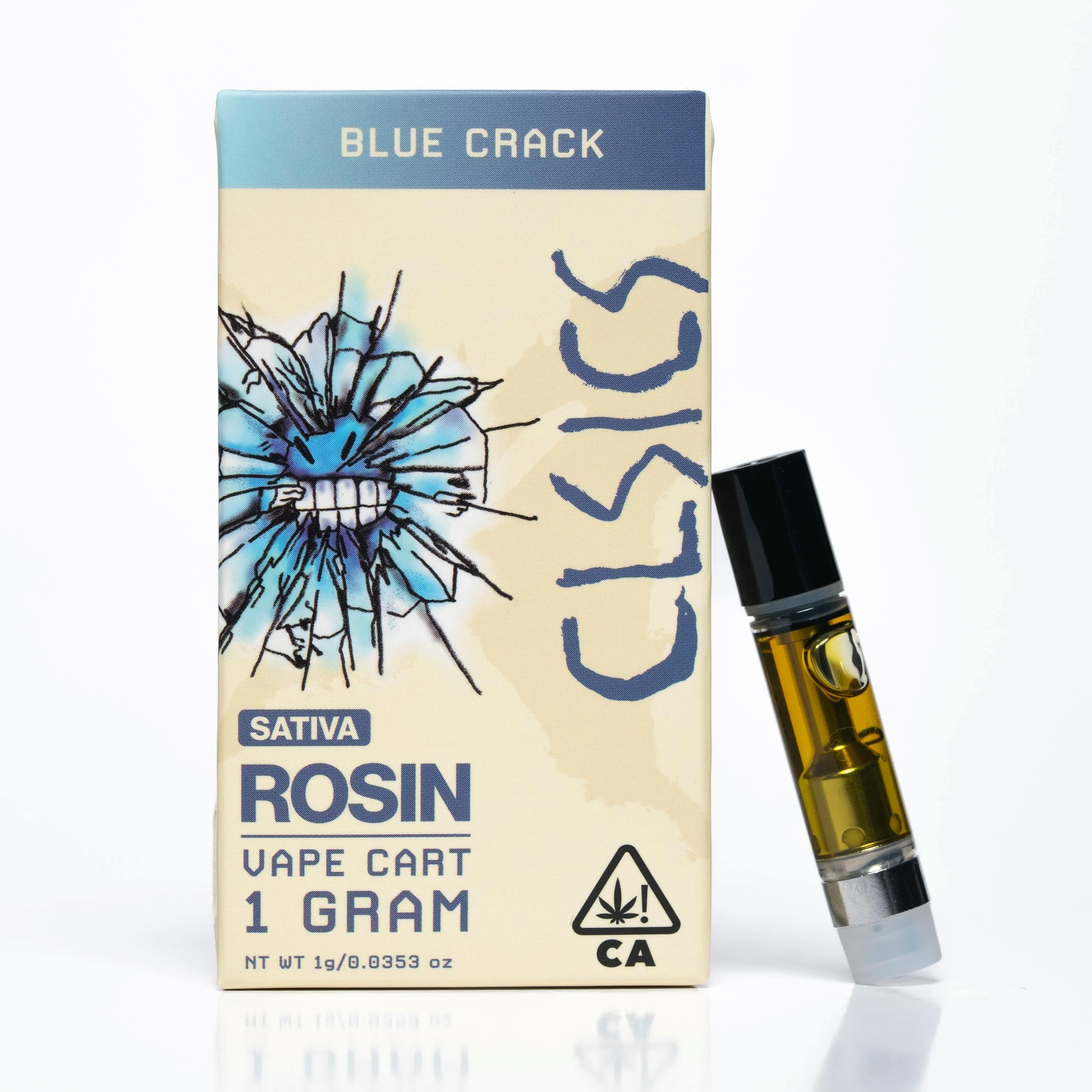 blue crack vape Clsics Live Rosin Cartridge - Blue Crack 1g