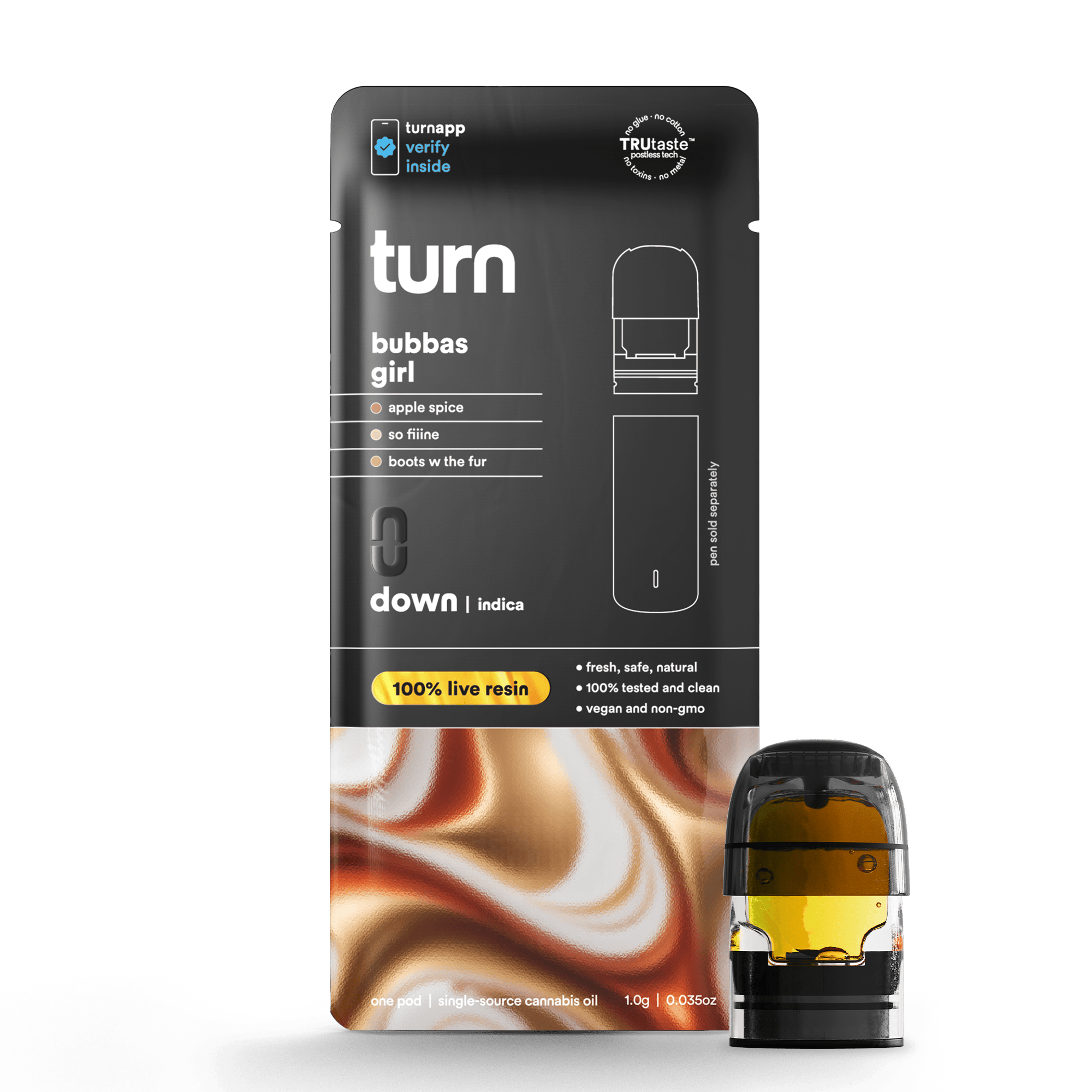 Turn - Bubbas Girl Live Resin Pod by turn