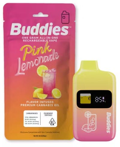Buddies Flavor Infused AIO - Pink Lemonade 1g