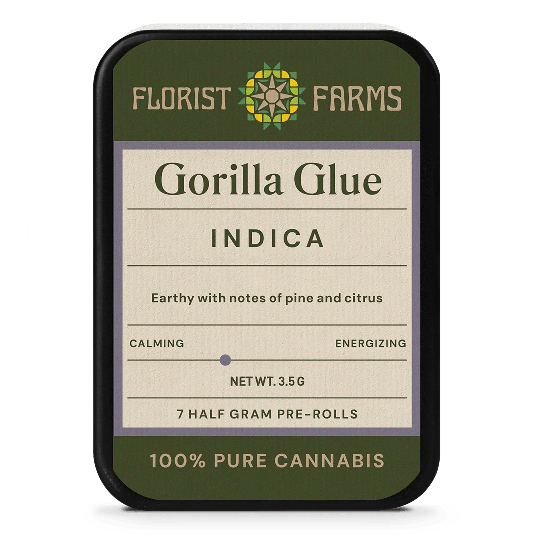 Product Florist Farms - Gorilla Glue - 3.5 - 7pk - Preroll