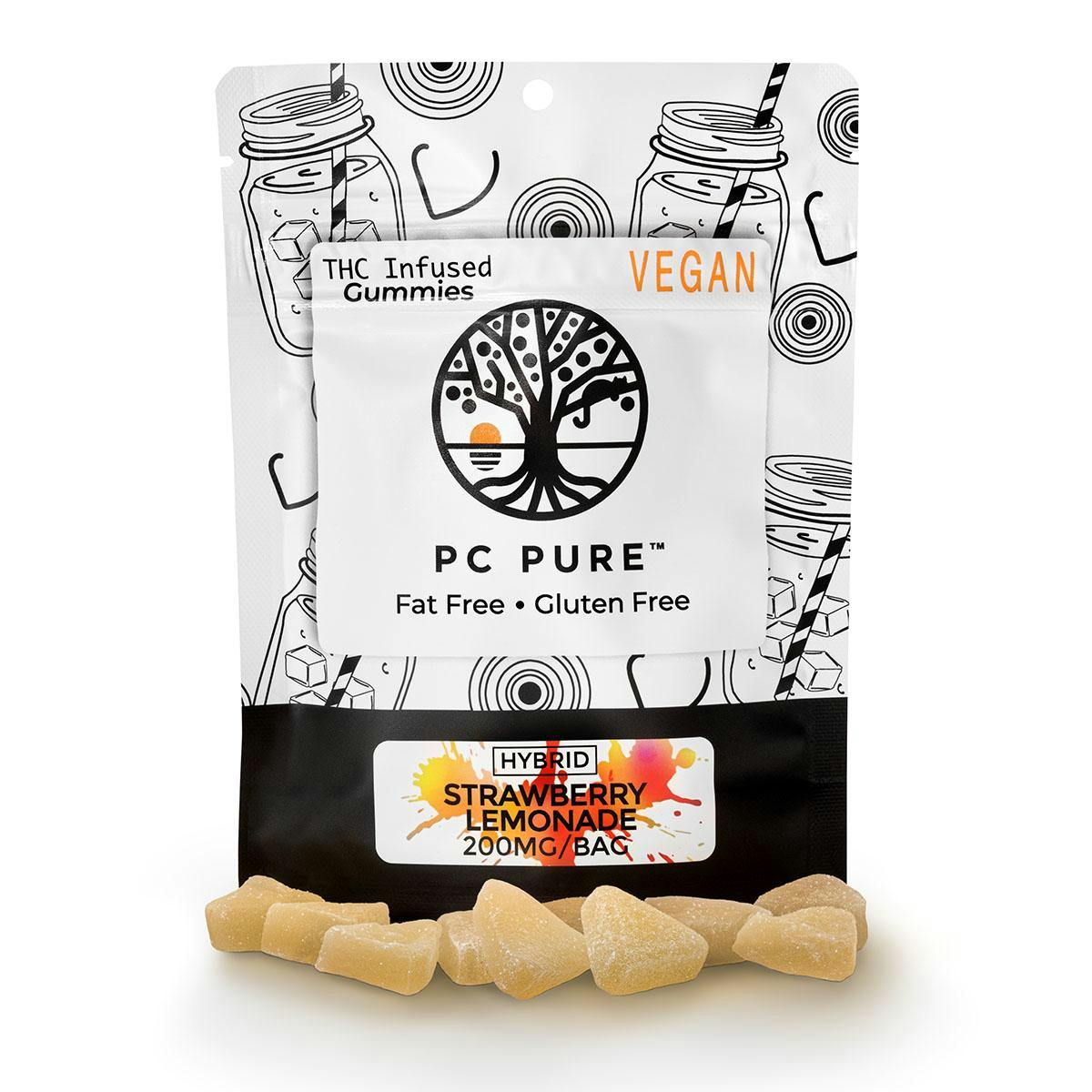 Product: PC Pure | Gummies - 200mg - Strawberry Lemonade