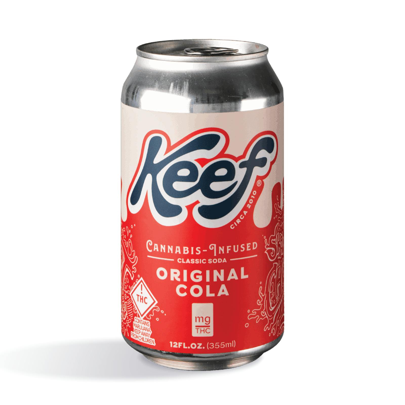 Classis Cola by Keef is a perfect cannabis beverage and edible avaiable at your closest cannabis store