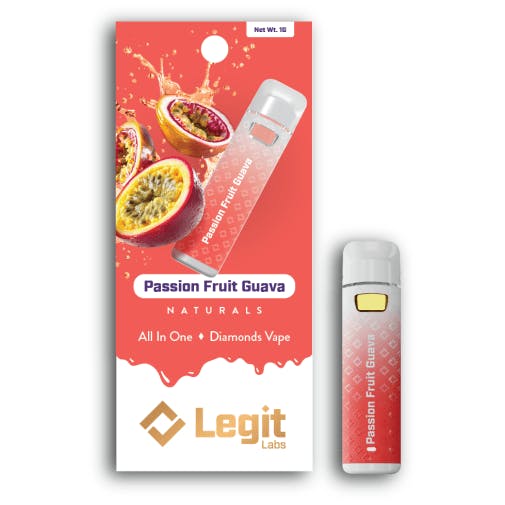 Product: Legit Labs | Naturals Disposable - 1g - Passionfruit Guava
