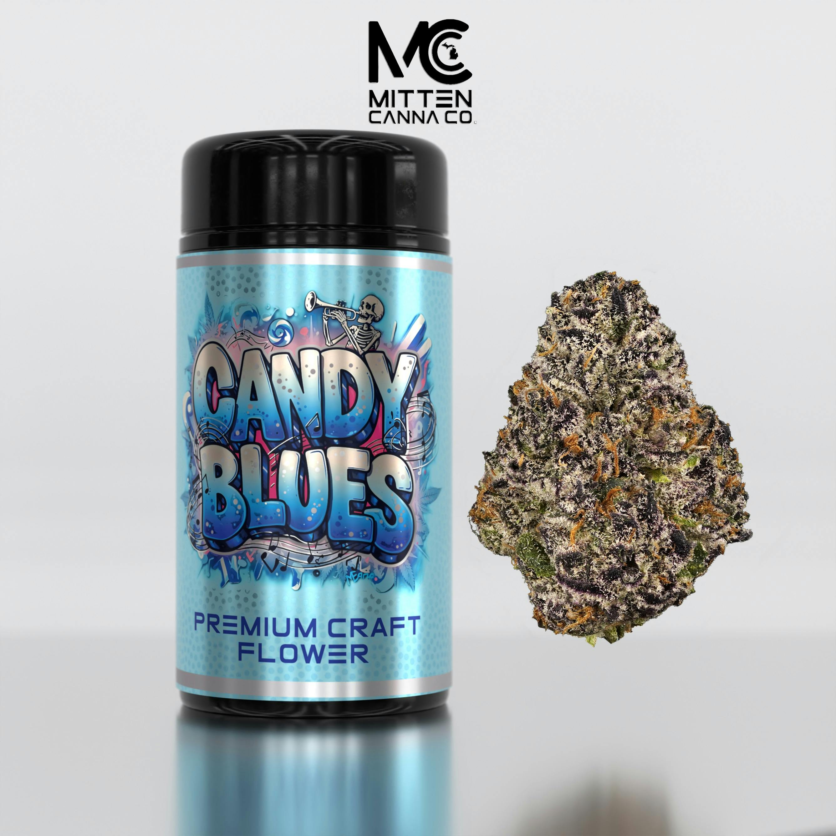 Mitten Canna Co. - 14g Prepack Jar - Candy Blues