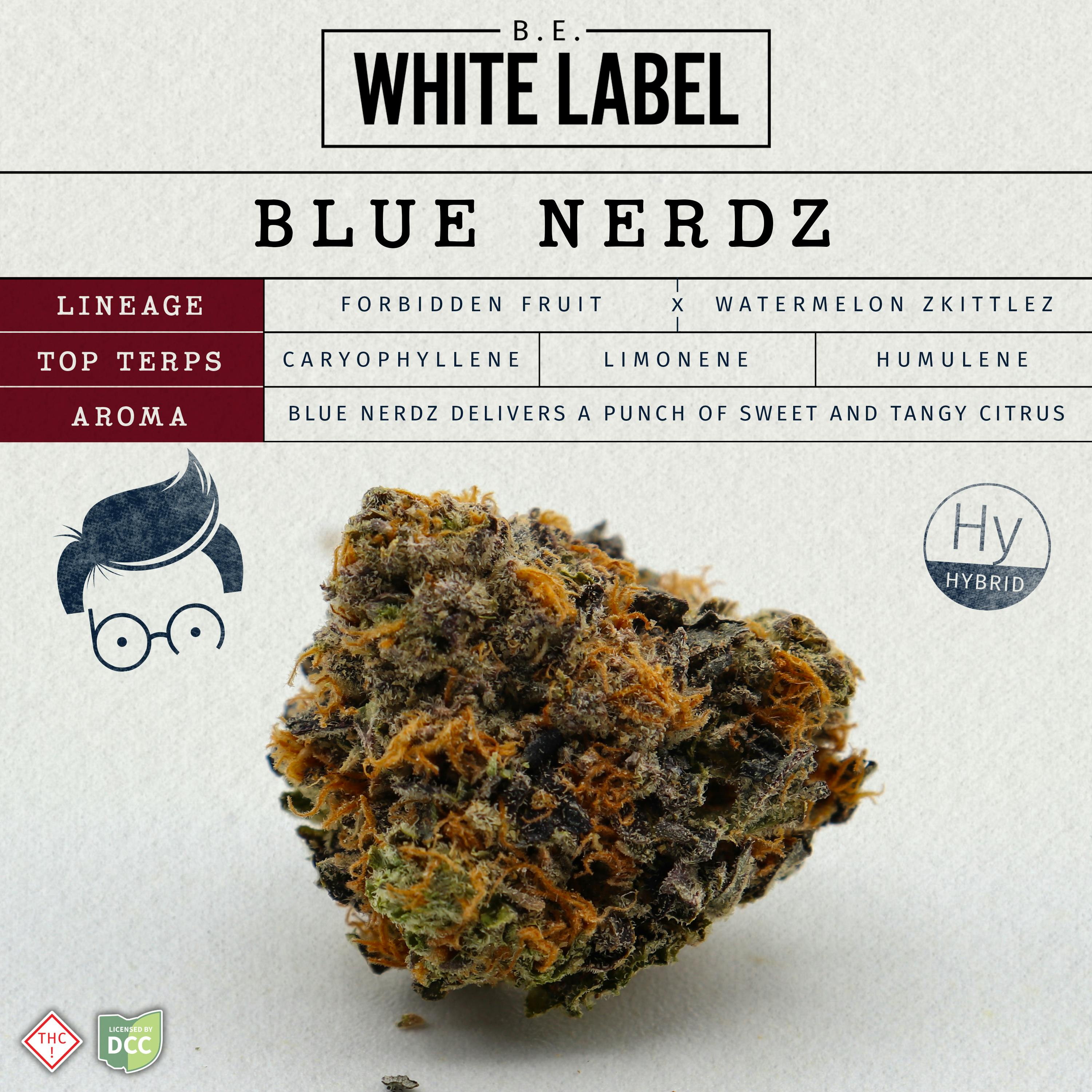 Blue Nerdz [2.83g] - B.E White Label | Nectar - Harrison Ave
