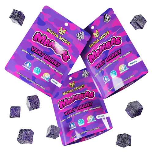 Mambas - 200mg Rosin Gummies - Very Berry