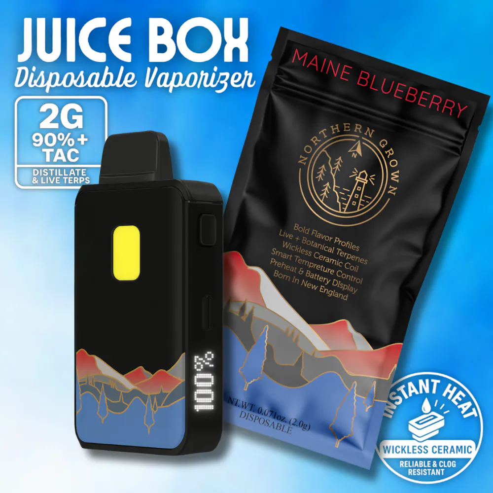 Product Maine Blueberry (I) Juice Box Ceramic Disposable | Vapes | 2g
