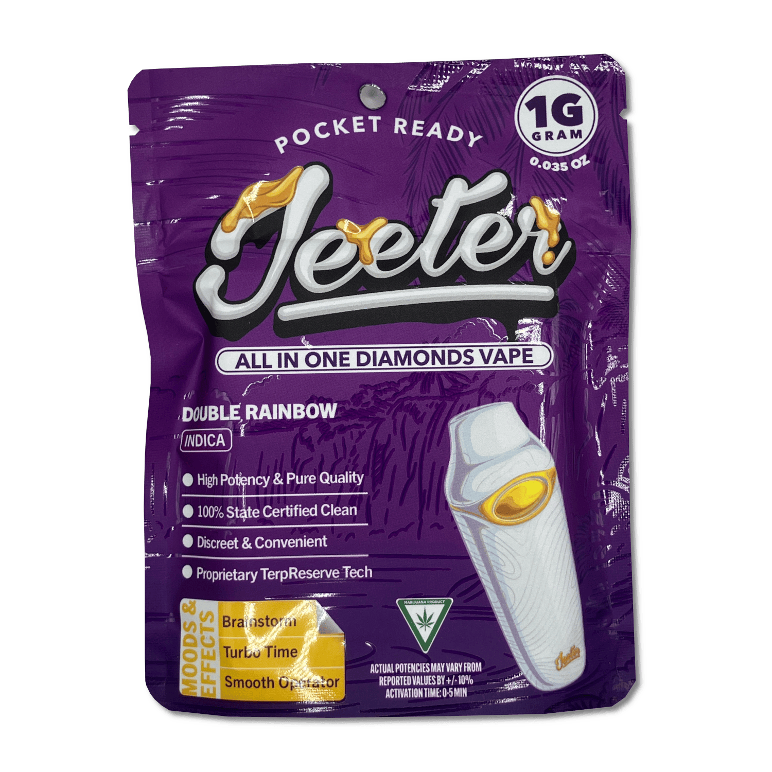 Jeeter | Diamonds Disposable Vape - 1g - Double Rainbow