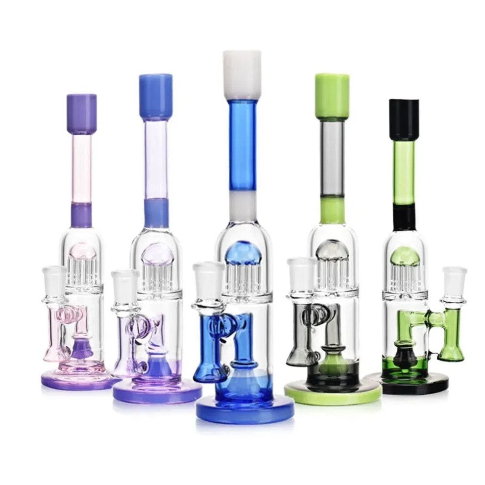 EG Glass | Mini Tree Perc Glass Water Pipe  9