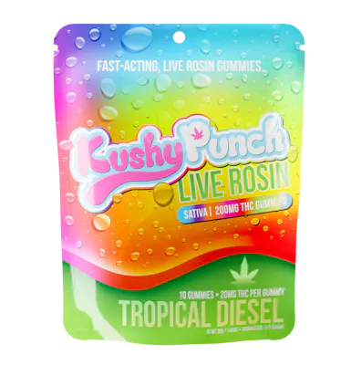 Amnesia Zerds Orange Soda Hash Rosin Gummies 200mg Rec - Exclusive