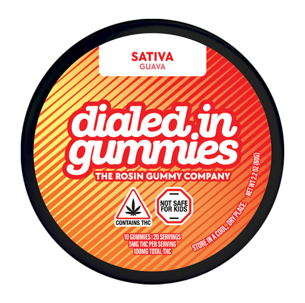 Product Dialed In Classic | Guava | Rosin Gummies | 100mg