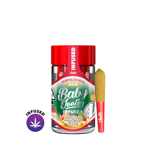 Acapulco Gold Baby Jeeter Infused Pre-Roll 5-pack | 2.5g-active