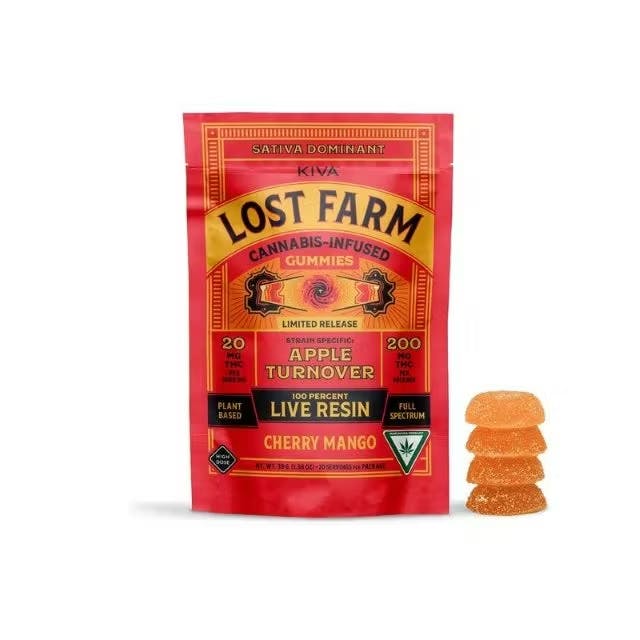 Lost Farms - 200mg Live Resin Gummies - Cherry Mango