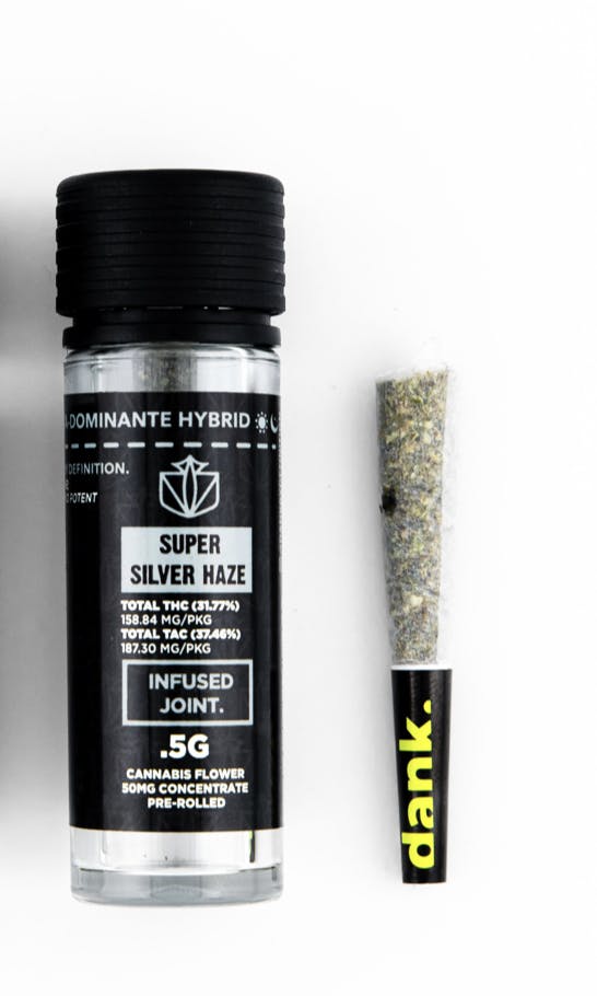 Pre-Roll | Dank | Super Silver Haze | Infused | 0.5g