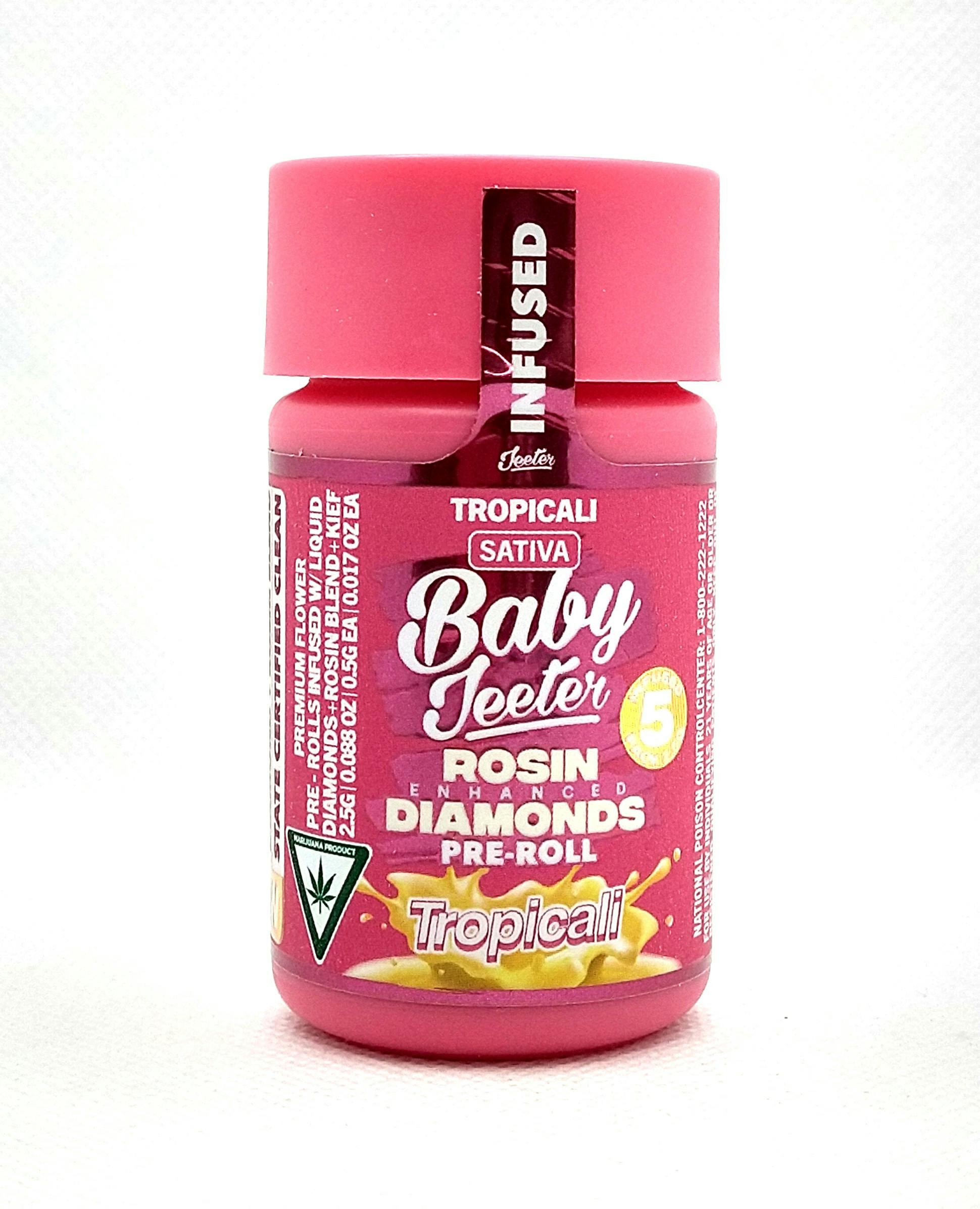 Jeeter | Tropicali | Infused Baby Pre-rolls | 0.5g x 5 | Sativa