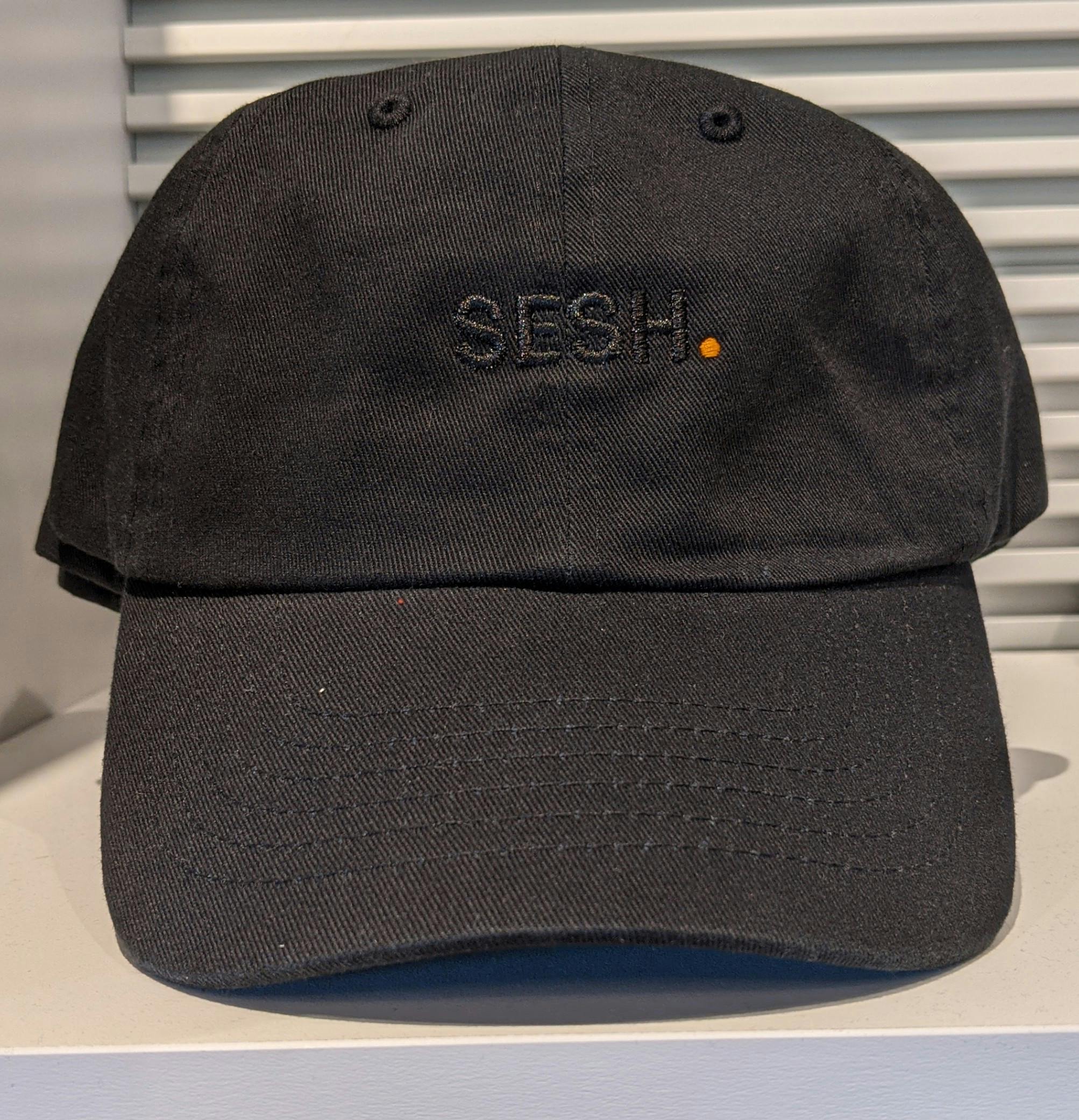 Sesh wear - dad hat - black