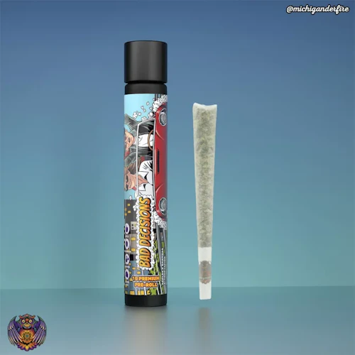 Michigander Fire - 1g Preroll - Bad Decisions