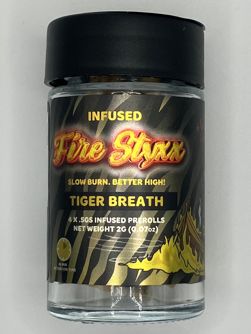 Glorious Fire Styxx | Infused Pre-Roll 4-Pack - 2g - Tiger Breath