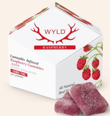 Wyld Gummies Active | 10mg THC 10 Pack | Raspberry