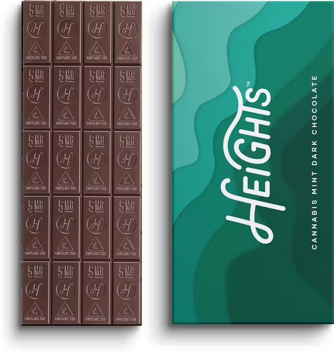 Product Heights - Sativa Mint Dark Chocolate Bar
