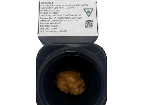 Bowhouse | OG Gorilla Z Rosin-active