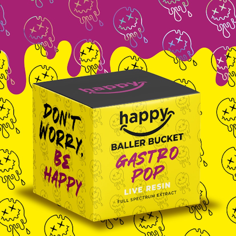 Happy - Gastro Pop Live Resin Baller Bucket