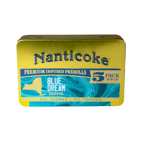Nanticoke Blue Dream Infused Preroll .7g 5pk-active