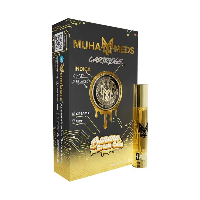 Muha Meds - 1g Cart - Banana Cream Cake