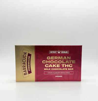 Barracuda - 200mg Premium Chocolate - German Chocolate Cake